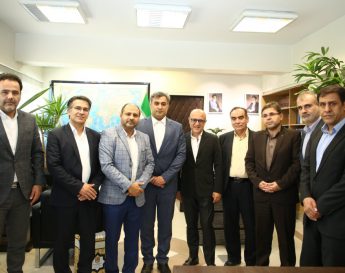 در حاشیه دیدار مدیر عامل نمایشگاه بین‌المللی مشهدبا رئیس هیات مدیره و مدیرعامل شرکت سهامی نمایشگاه‌های بین المللی ج.ا.ایران